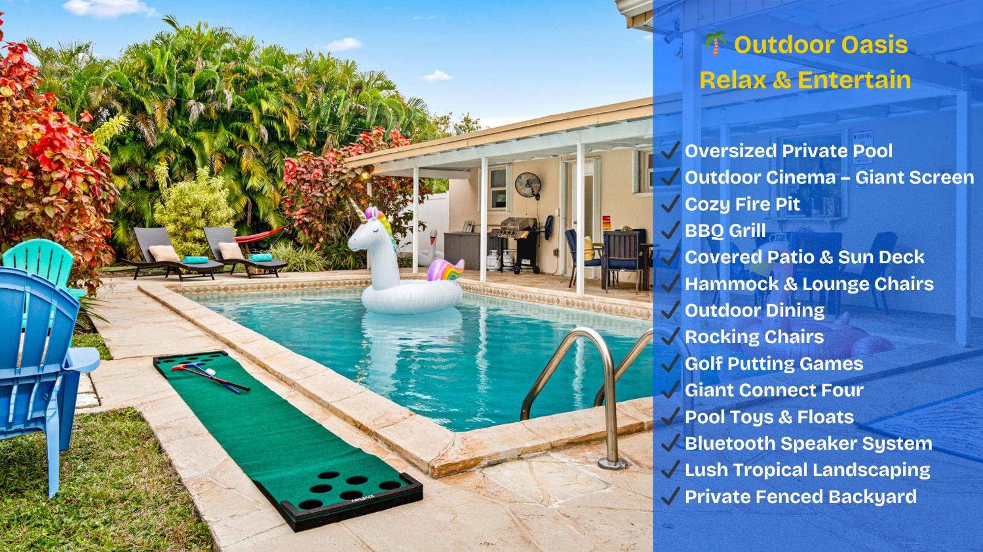 Beautiful Villa - Pool, Game Room - Near Beaches Villa *