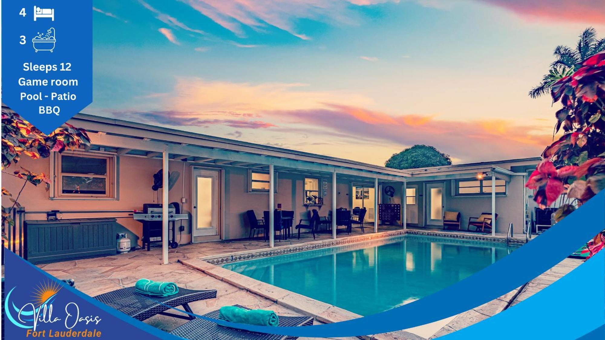 Beautiful Villa - Pool, Game Room - Near Beaches Villa